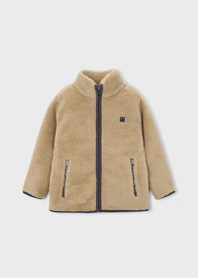 Jakke Sherpa Zip Hazelnut