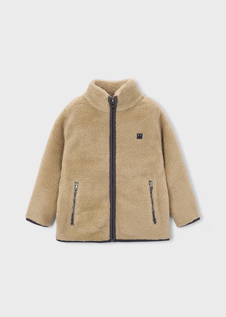 Jakke Sherpa Zip Hazelnut