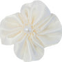 Spenne satengblomst Perle Antique White