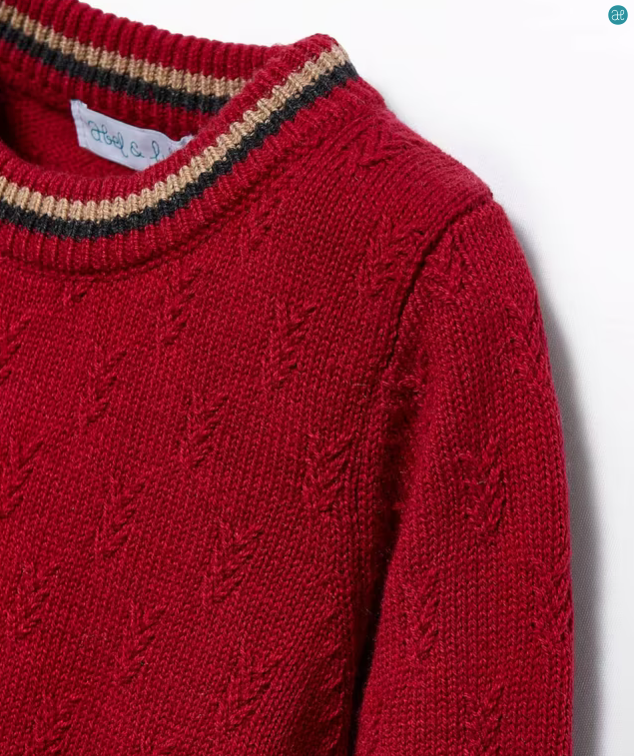 Genser Knit Red