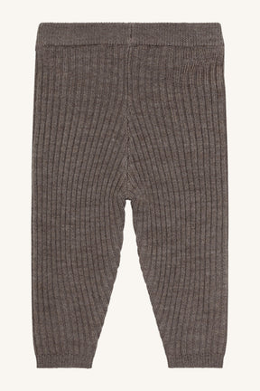Bukse Lui Wool Rib Deer Melange