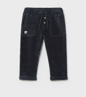 Bukse Corduroy Jogger Petroleum