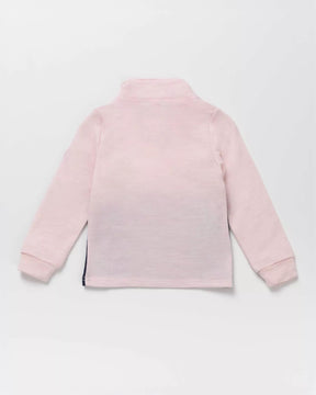 Genser Half Zip Active Himmelrosa