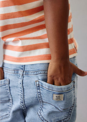 Shorts Bermuda Jogger Light Denim