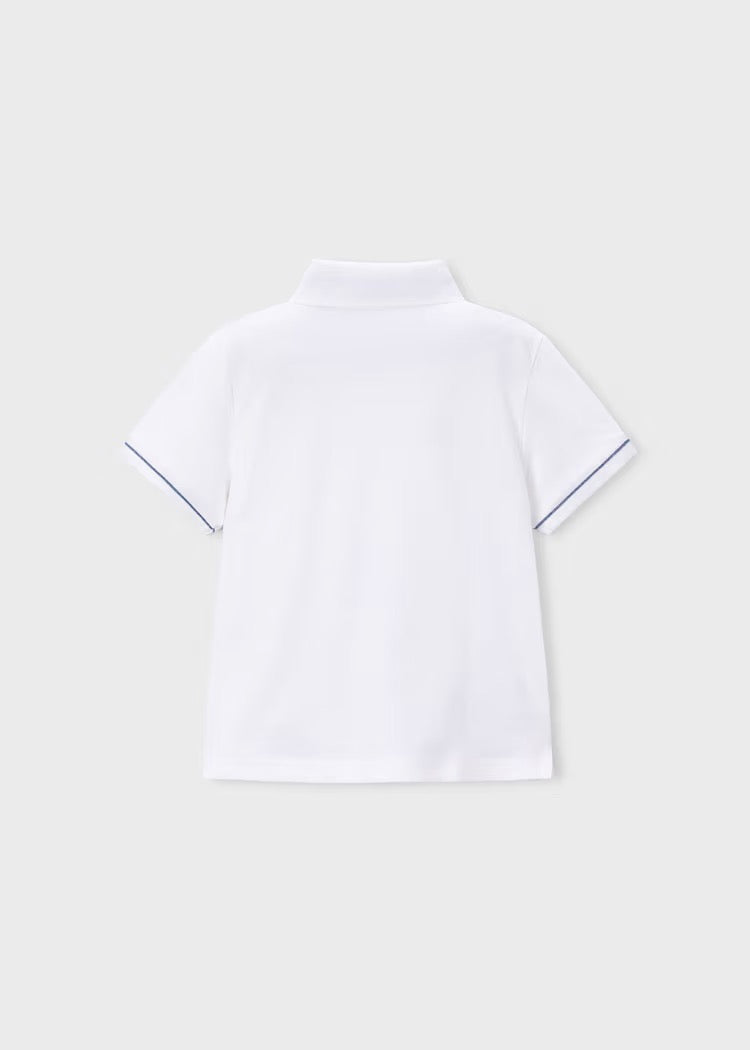 T-skjorte Polo Suiting White