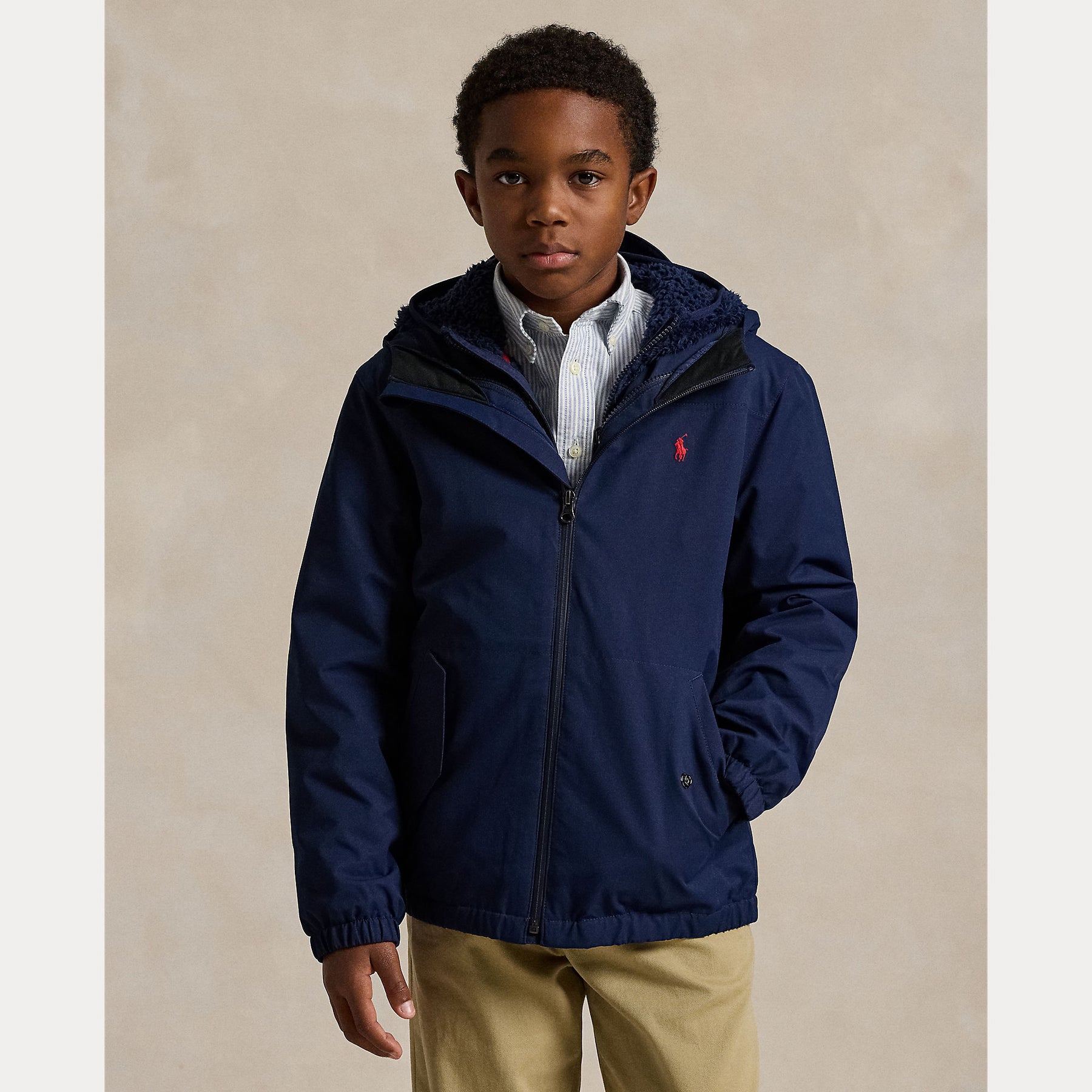 Jakke P-Layer 1 Water-Repellent Hooded