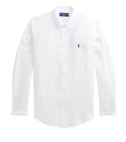 Skjorte Linen White