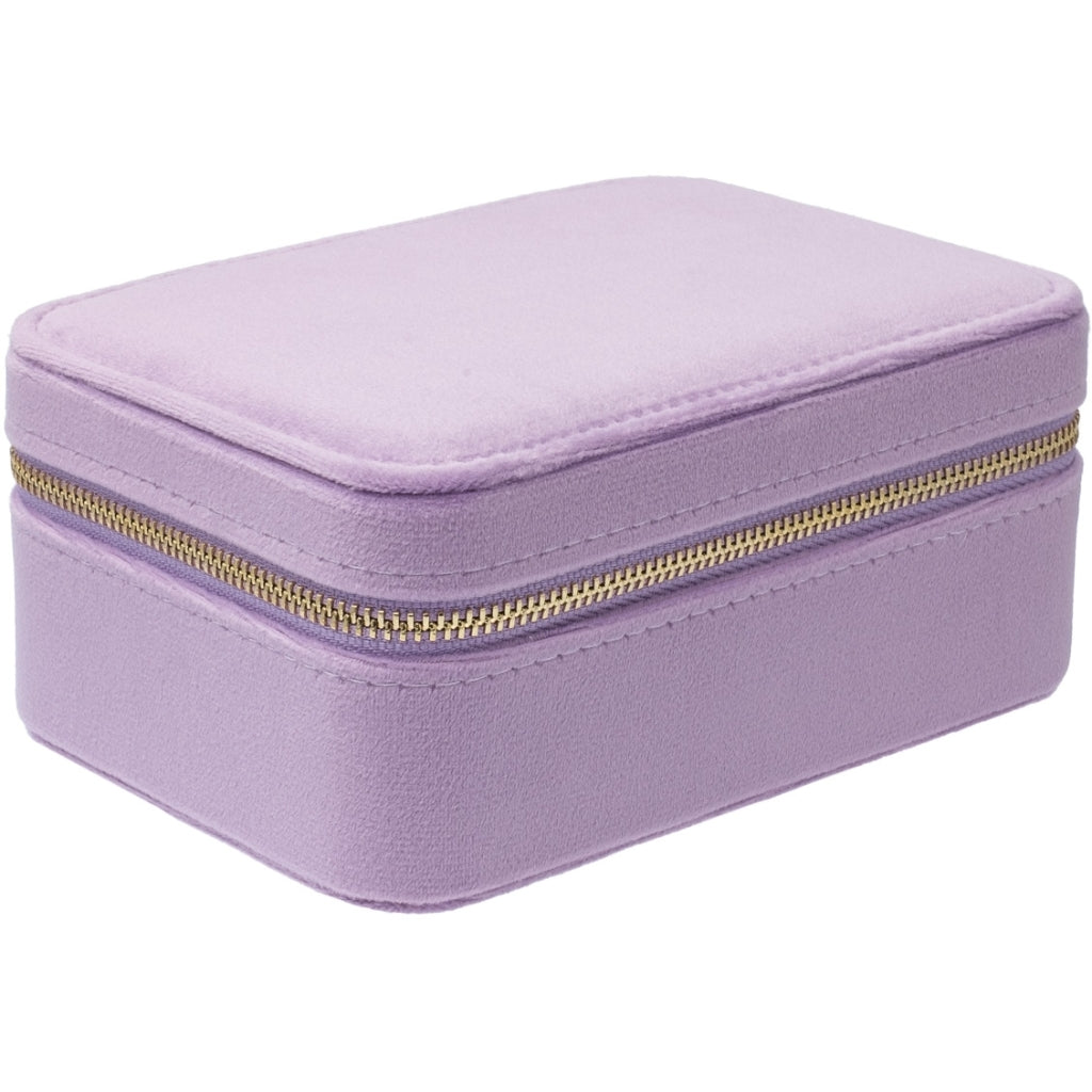 Velvet Jewellery Box Lavendel