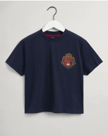 T-skjorte Royalty Badge evening blue