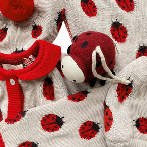 Cardigan Belou Knit Ladybug