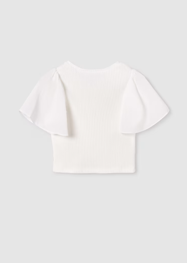 Topp rib knit Off-white