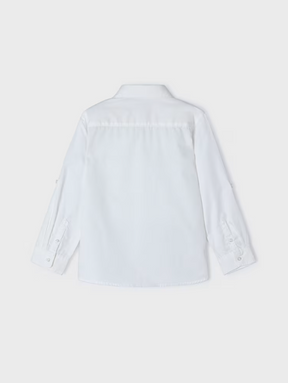 Skjorte Basic lomme hvit