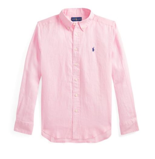 Skjorte Linen Pink