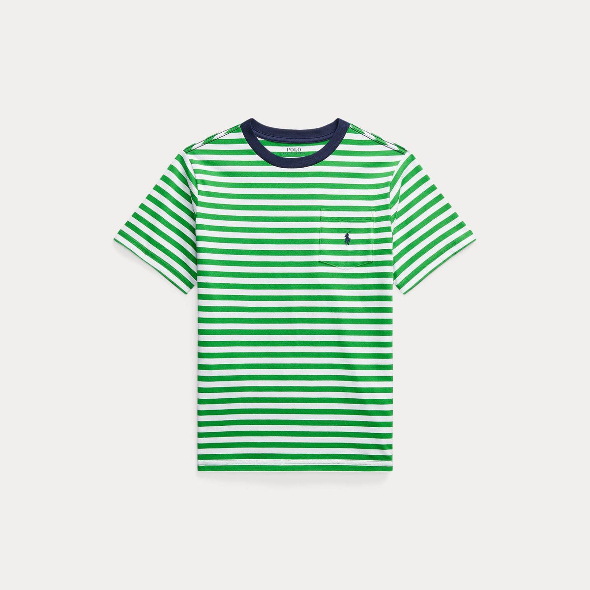 T-skjorte Pocket Striper Green