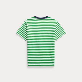 T-skjorte Pocket Striper Green