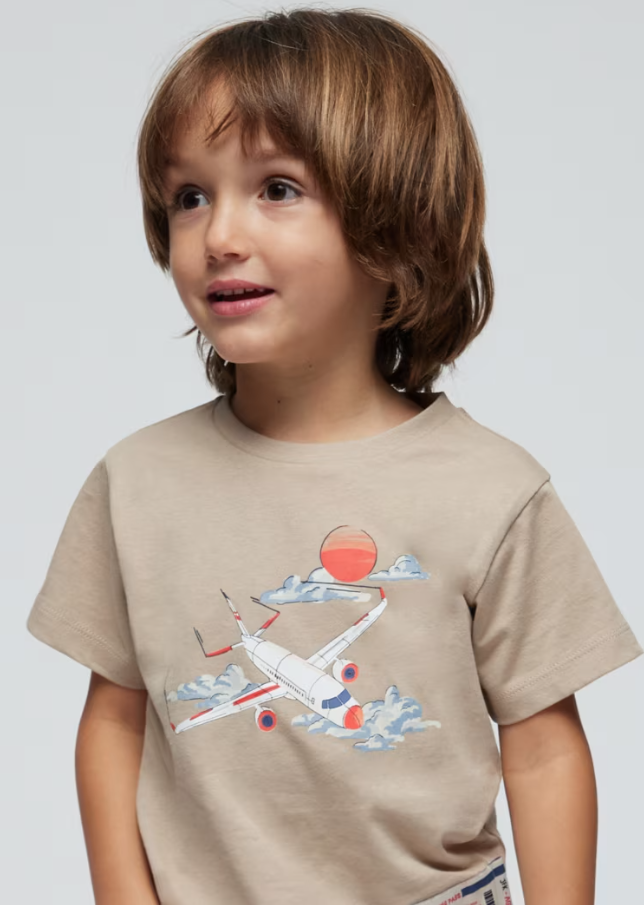 T-skjorte airplane Sesame