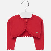 Basic knitted cardigan rød