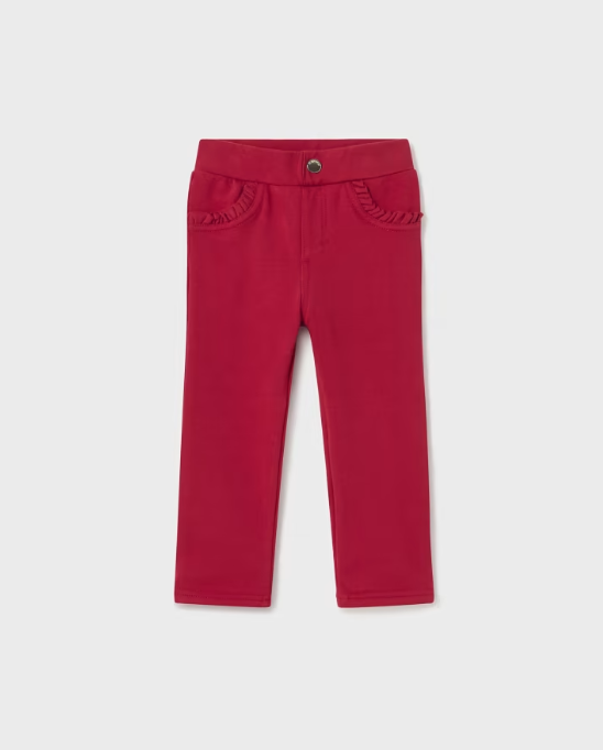 Bukse Ruffles Pocket Red