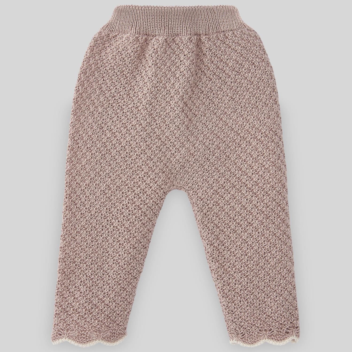 Bukse Knit Pio Pio Cream/Misty Pink