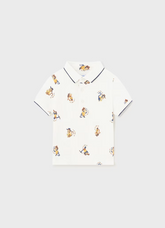 T-skjorte Polo Print Cream