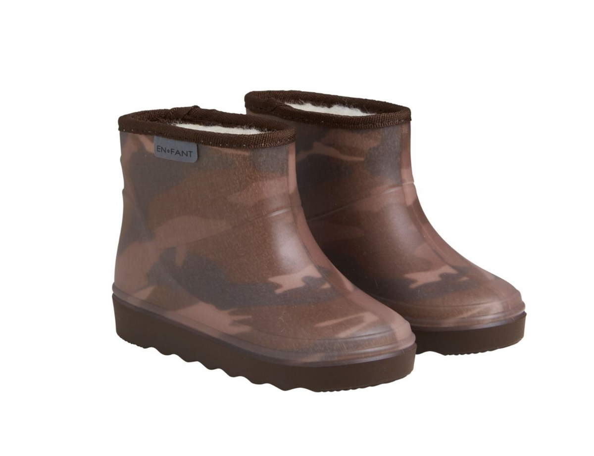 Thermo Boots Short Print Chestnut