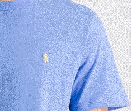T-skjorte Classic Blue/Yellow