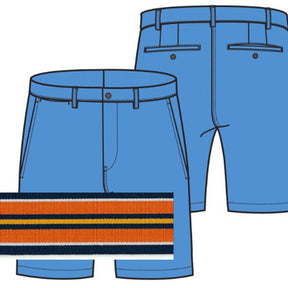 Shorts Chinos m/belte Harbor Island Blue