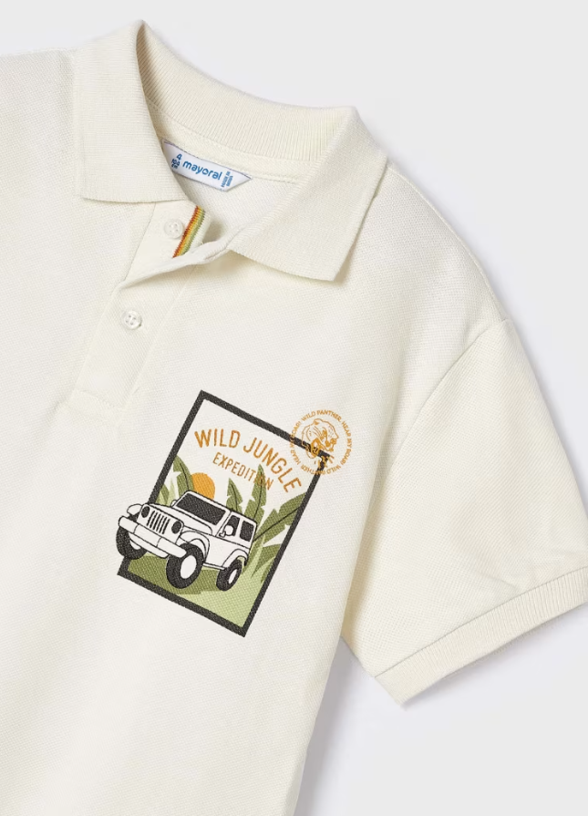 T-skjorte Polo Wild Jungel Milk
