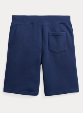 Shorts Sweat Polo Green Knit Navy