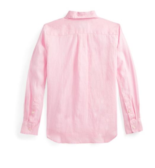 Skjorte Linen Pink