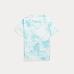T-skjorte Polo Bear Tie-Dye-Print Key West Blue