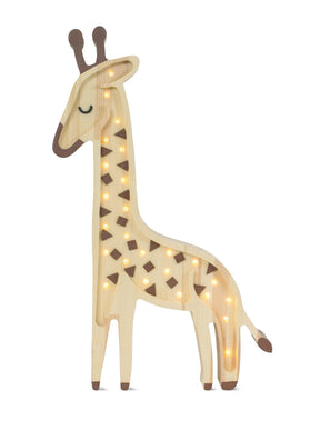 Little Lights Lampe Giraffe Serengeti Wood