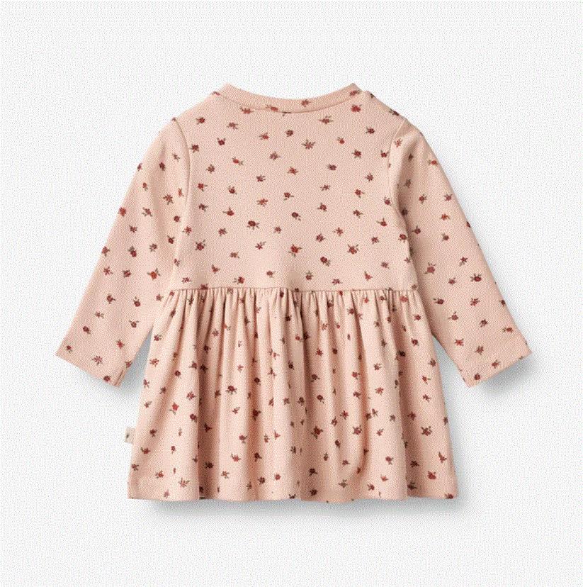 Kjole Jersey Ryle baby Pink Sand flowers