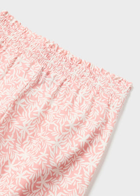 Bukse printed long Blomster Blush