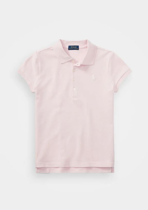 T-skjorte Pique Girl Hint of pink