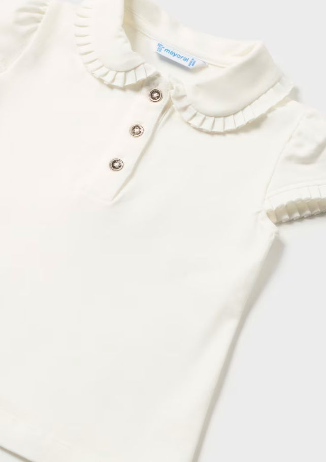 T-skjorte Polo buttons Off-white
