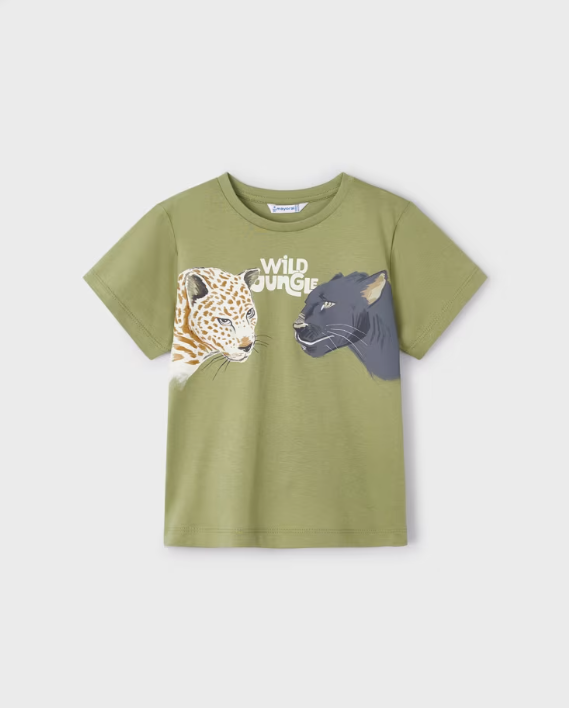 T-skjorte Wild Jungle Iguana Grønn
