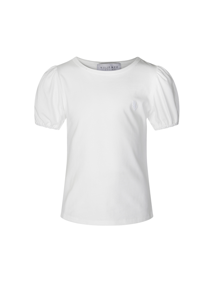 T-skjorte Mia Jersey Solid Off-white